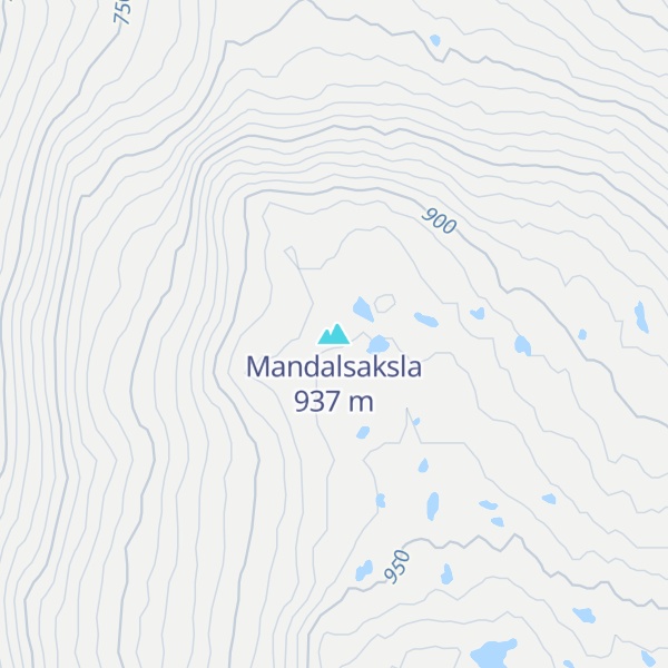 Map of Mandalsaksla