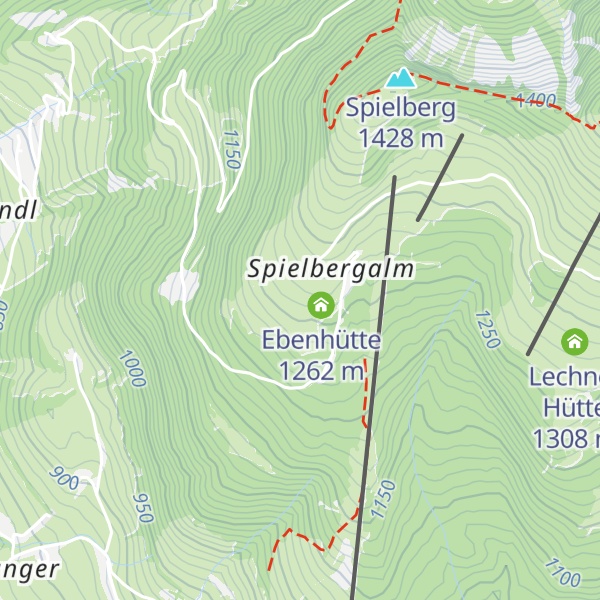 Map of Oberschornhütte