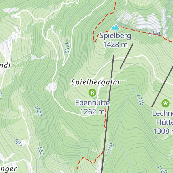 Map of Obertalhütte