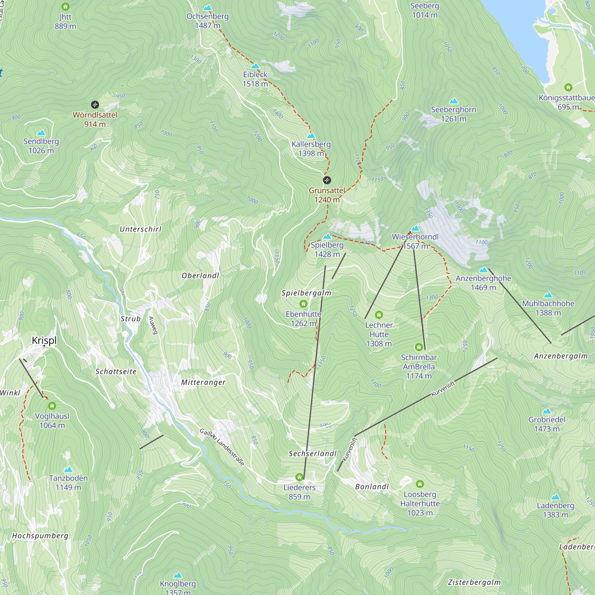 Obertalhütte map