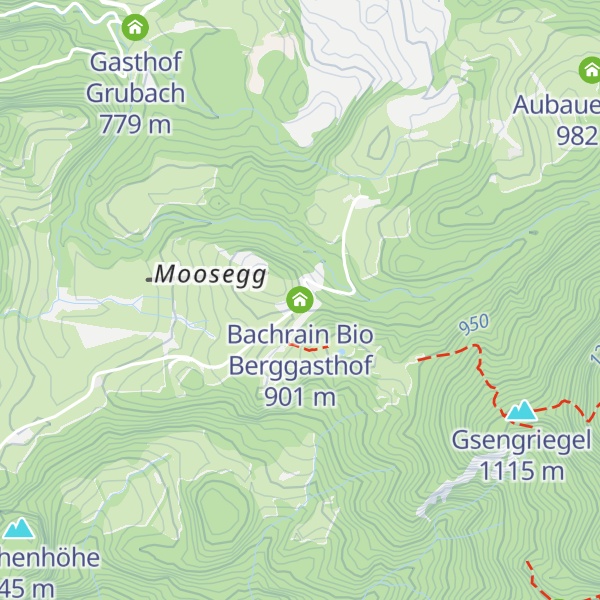 Map of Bachrain Bio Berggasthof