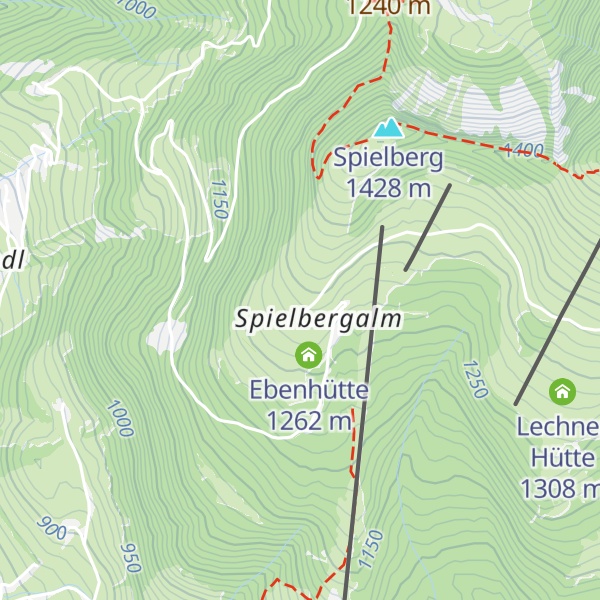 Map of Hochzillhütte