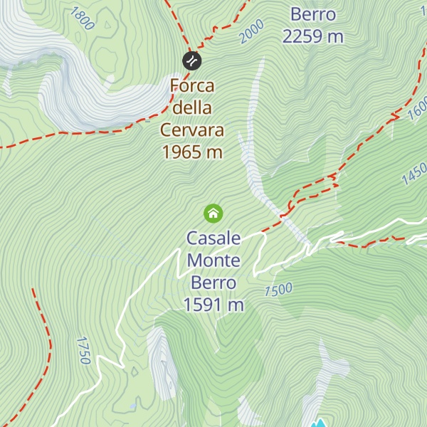 Map of Casale Monte Berro