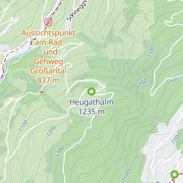 Map of Heugathalm