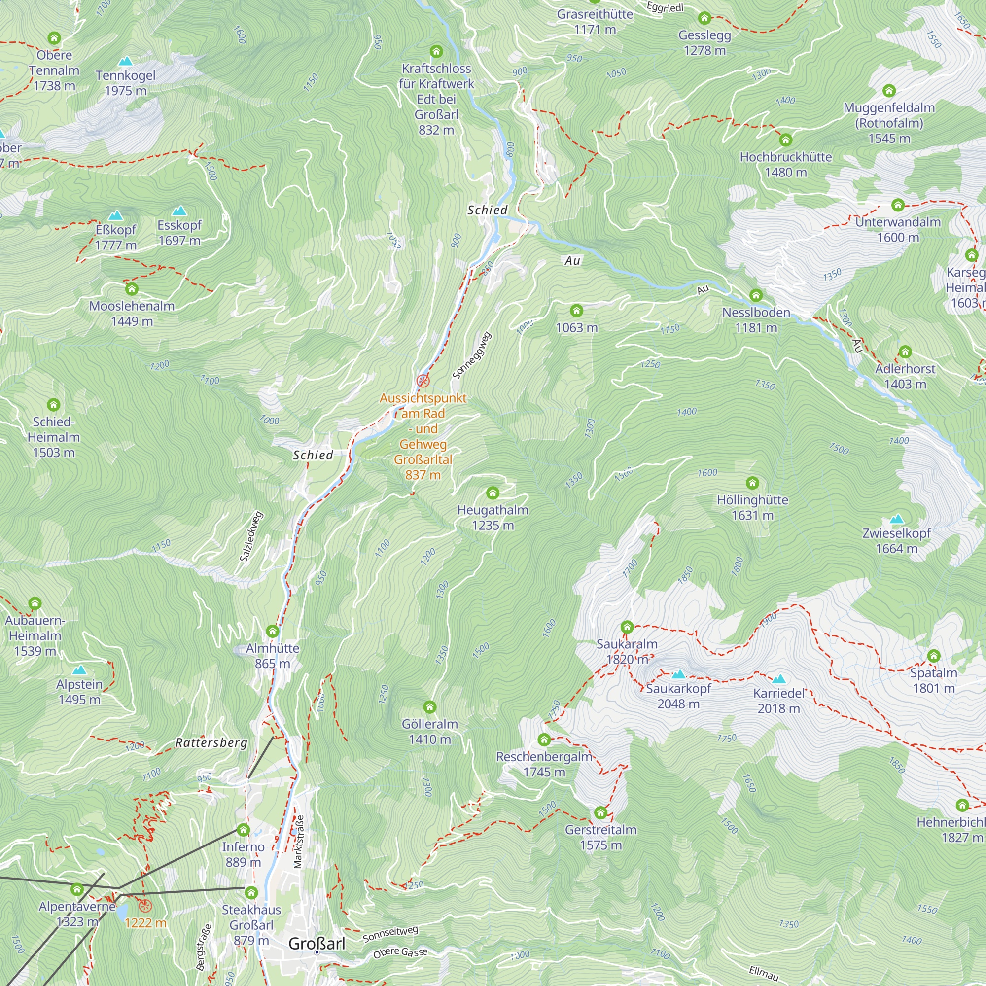 Heugathalm map