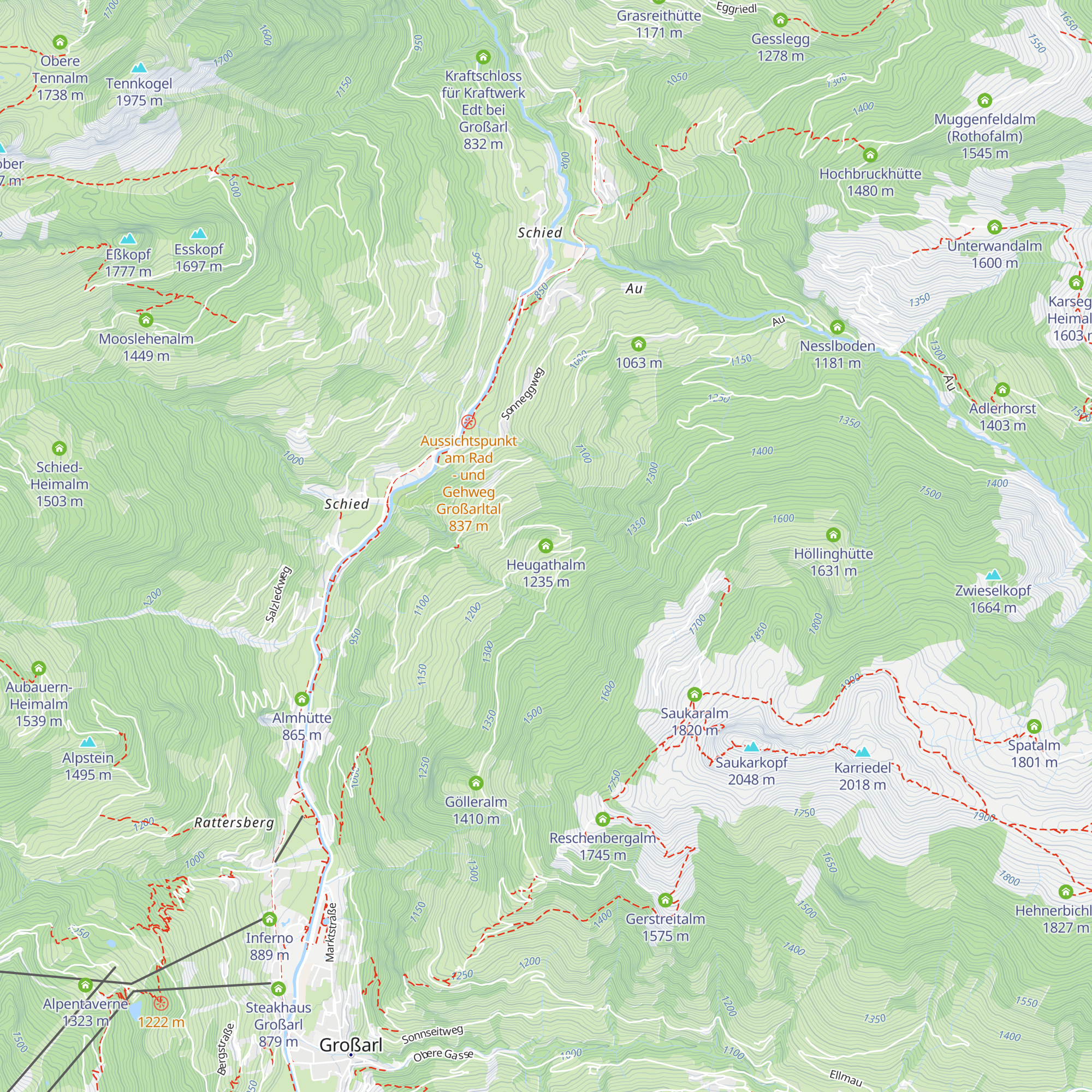 Heugathalm map