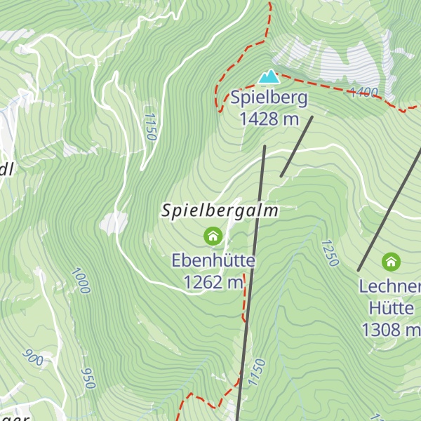 Map of Obergrünweghütte