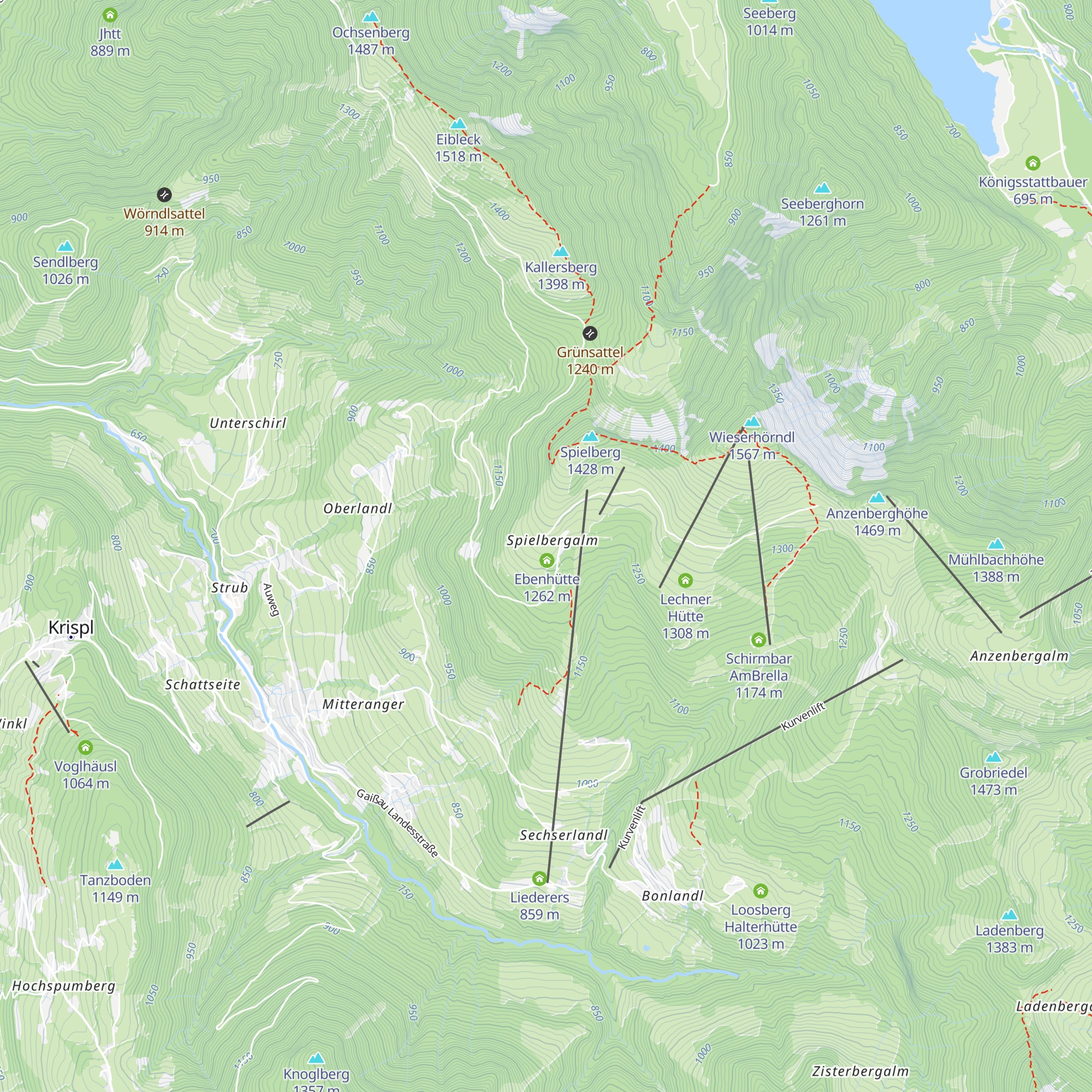 Simonhütte map