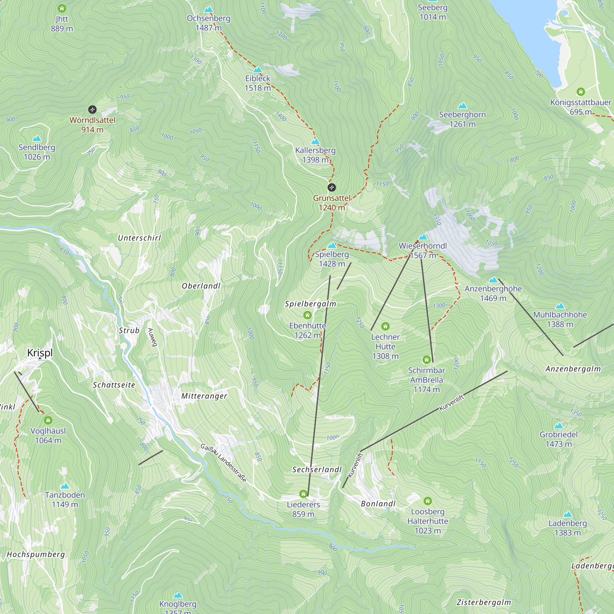 Simonhütte map