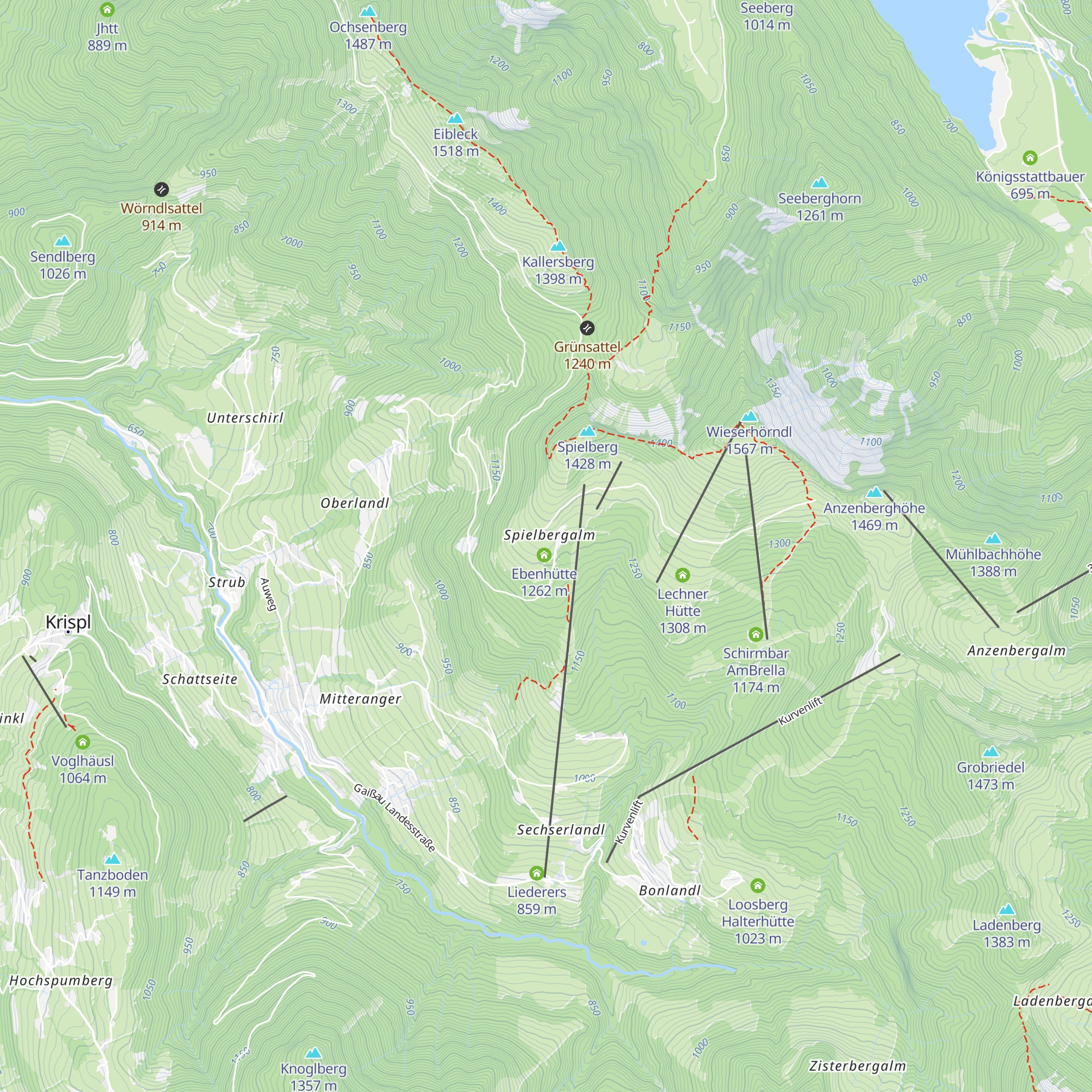 Karhütte map