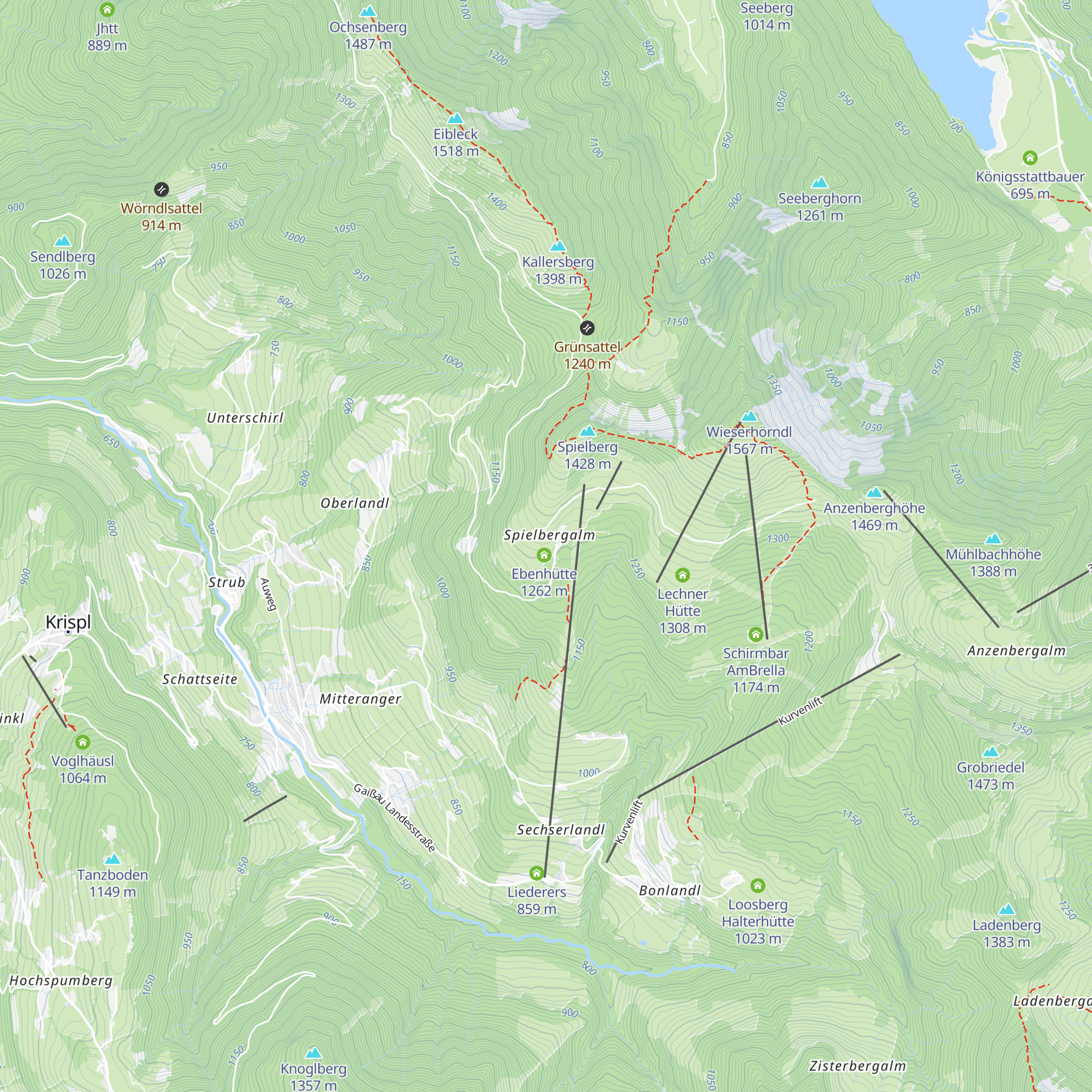 Karhütte map