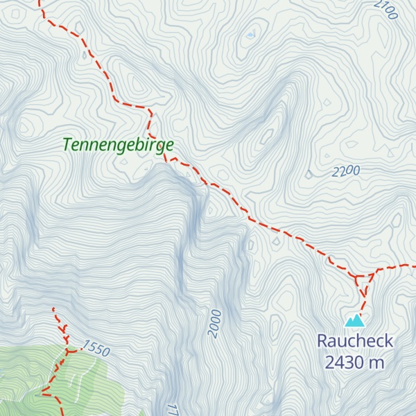 Map of Lehnender Stein