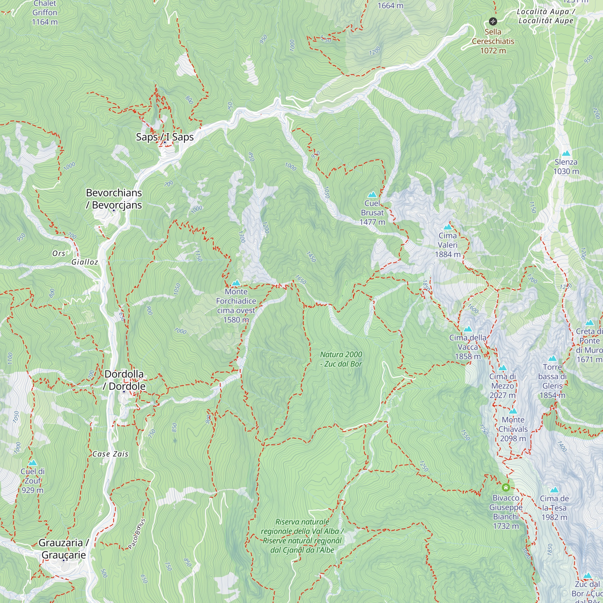 Cjasùt dal Sciôr map