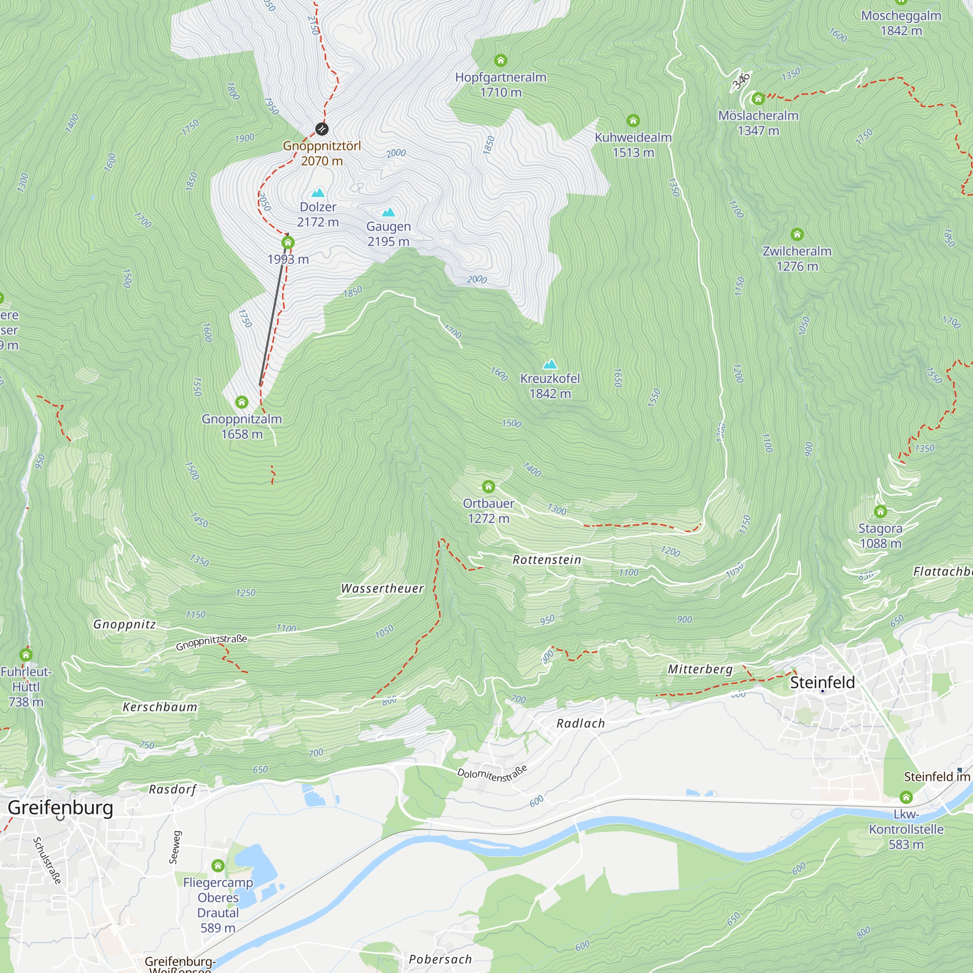 Ferienhaus Linder map