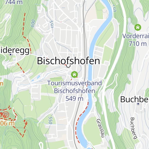 Map of Tourismusverband Bischofshofen