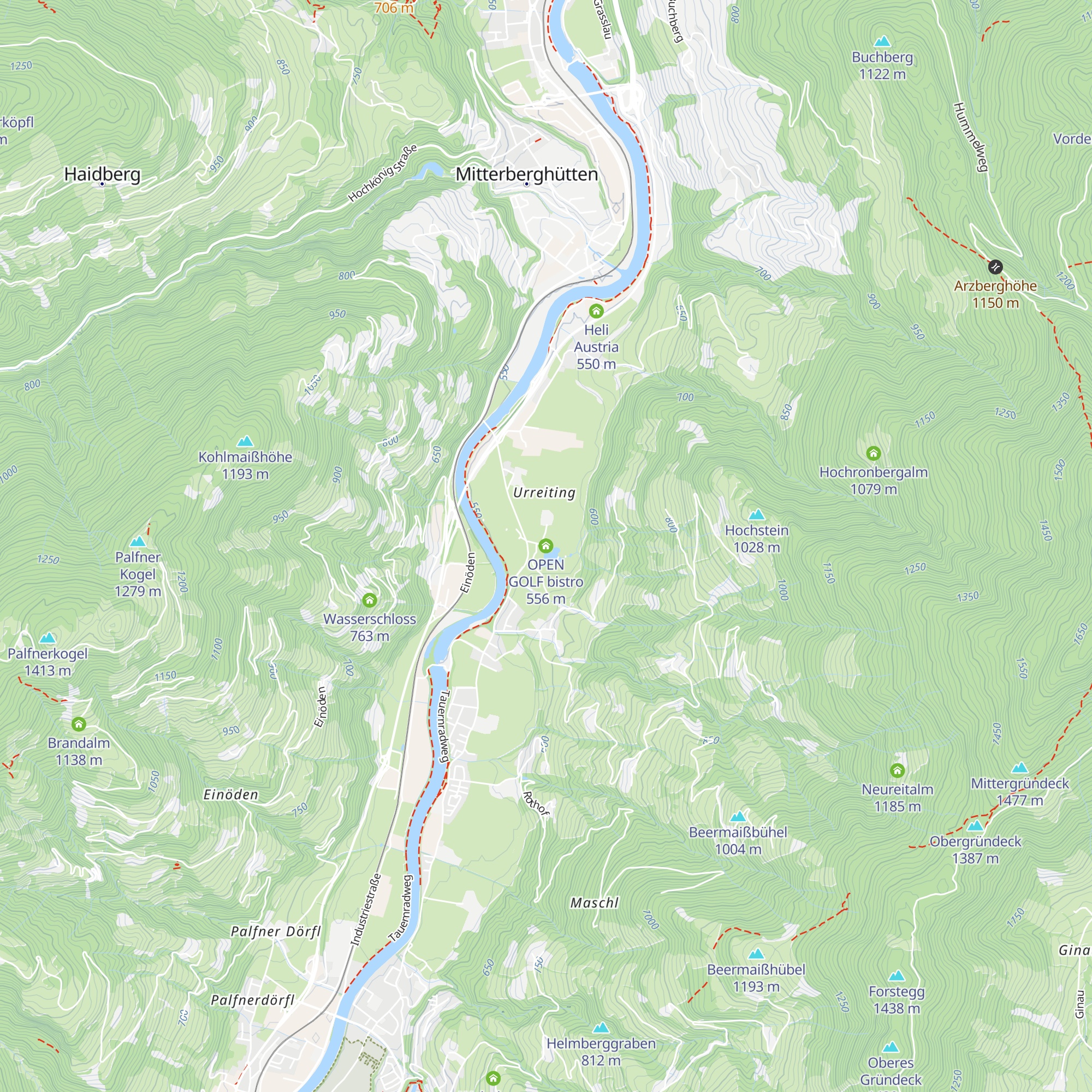 OPEN GOLF bistro map