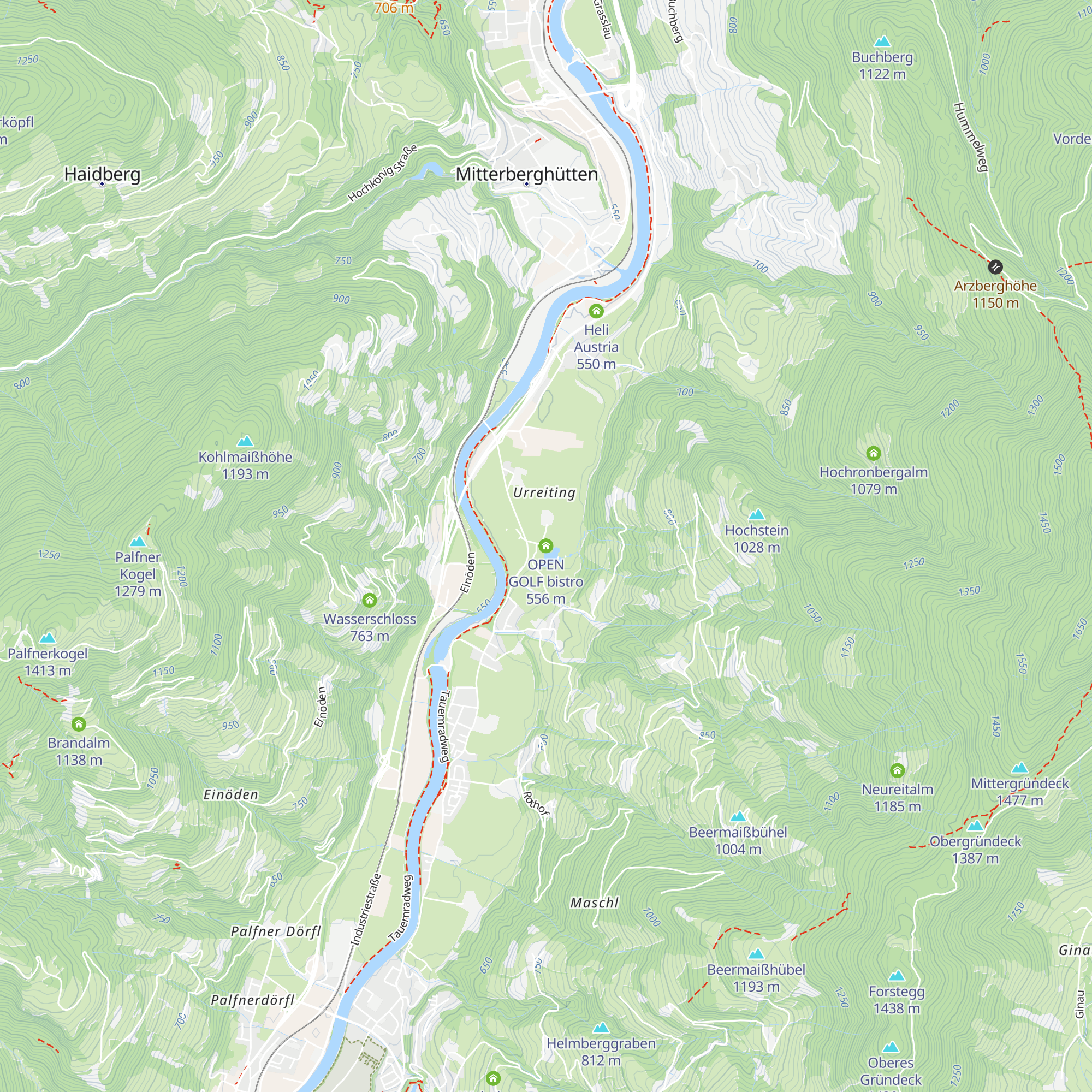 OPEN GOLF bistro map