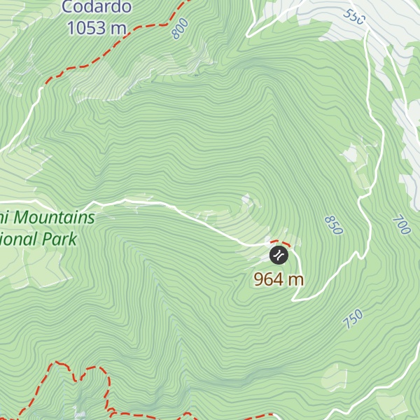 Map of Monte Petrella