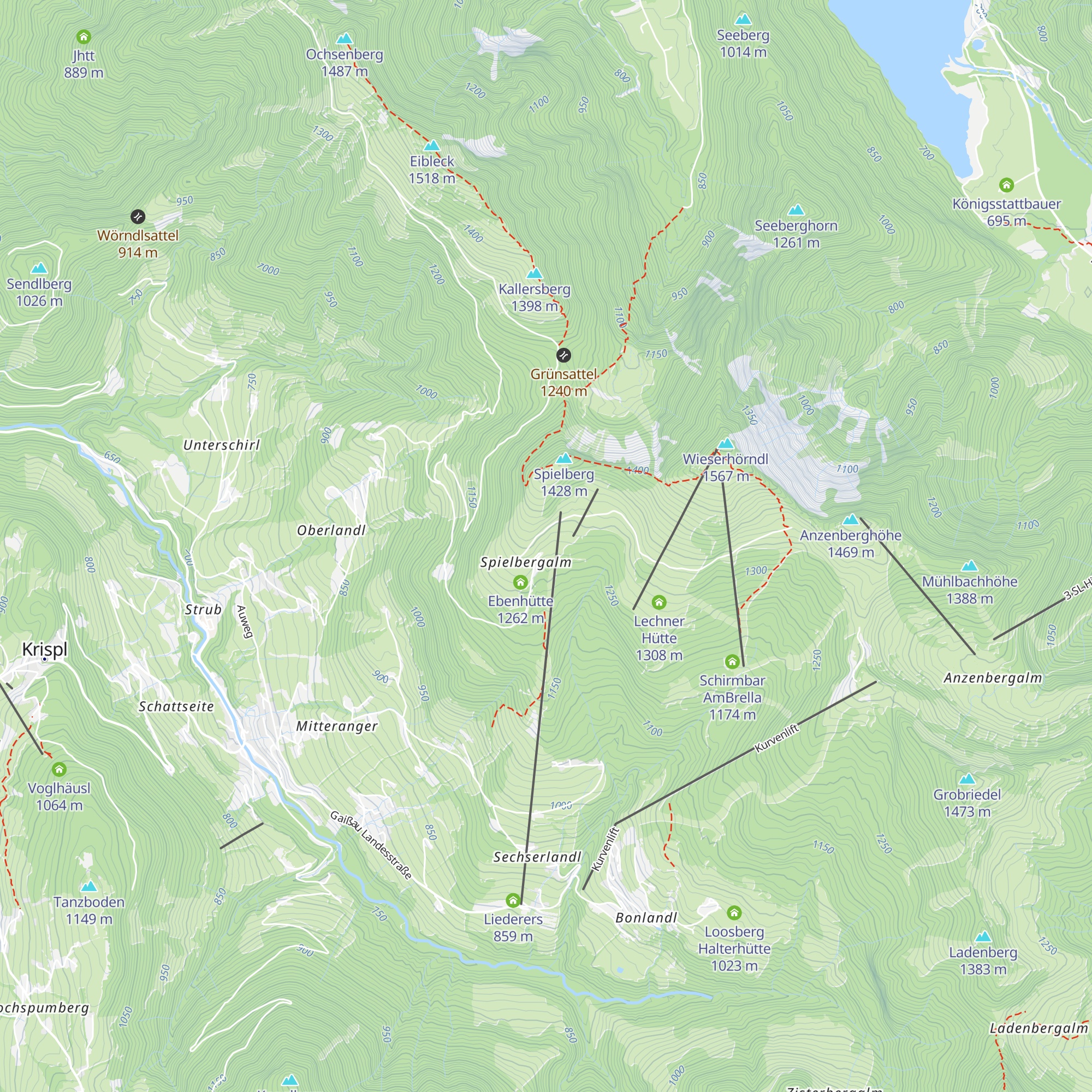 Wallmannhütte map