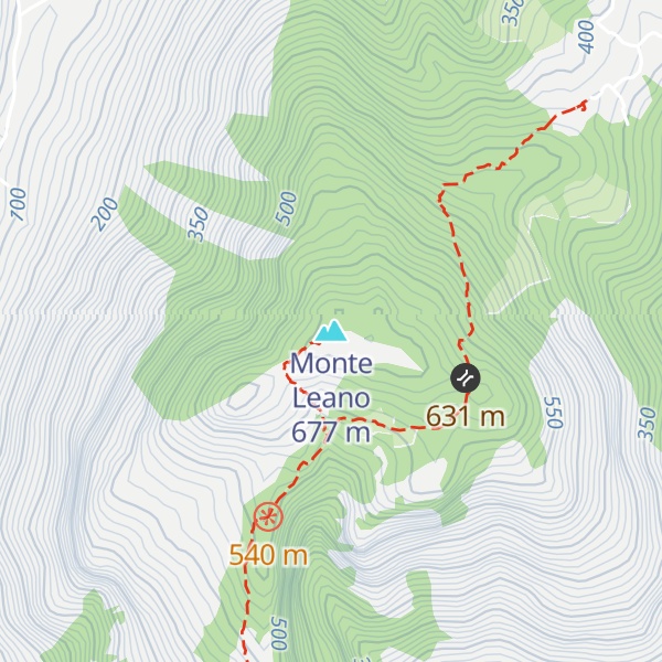 Map of Monte Leano