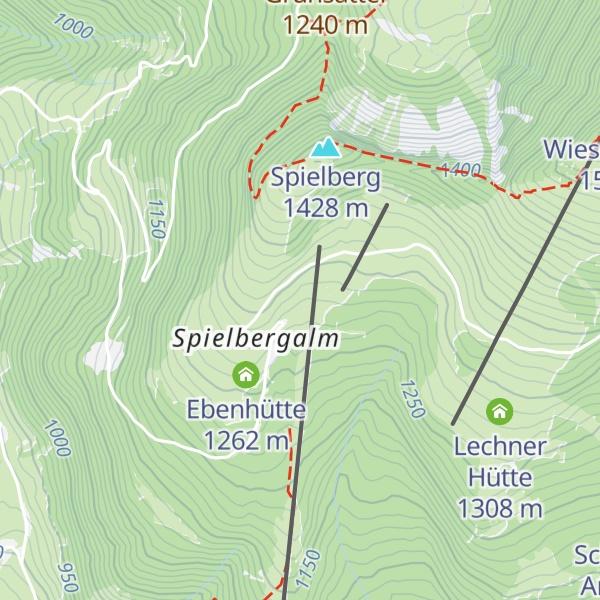 Map of Harebenhütte