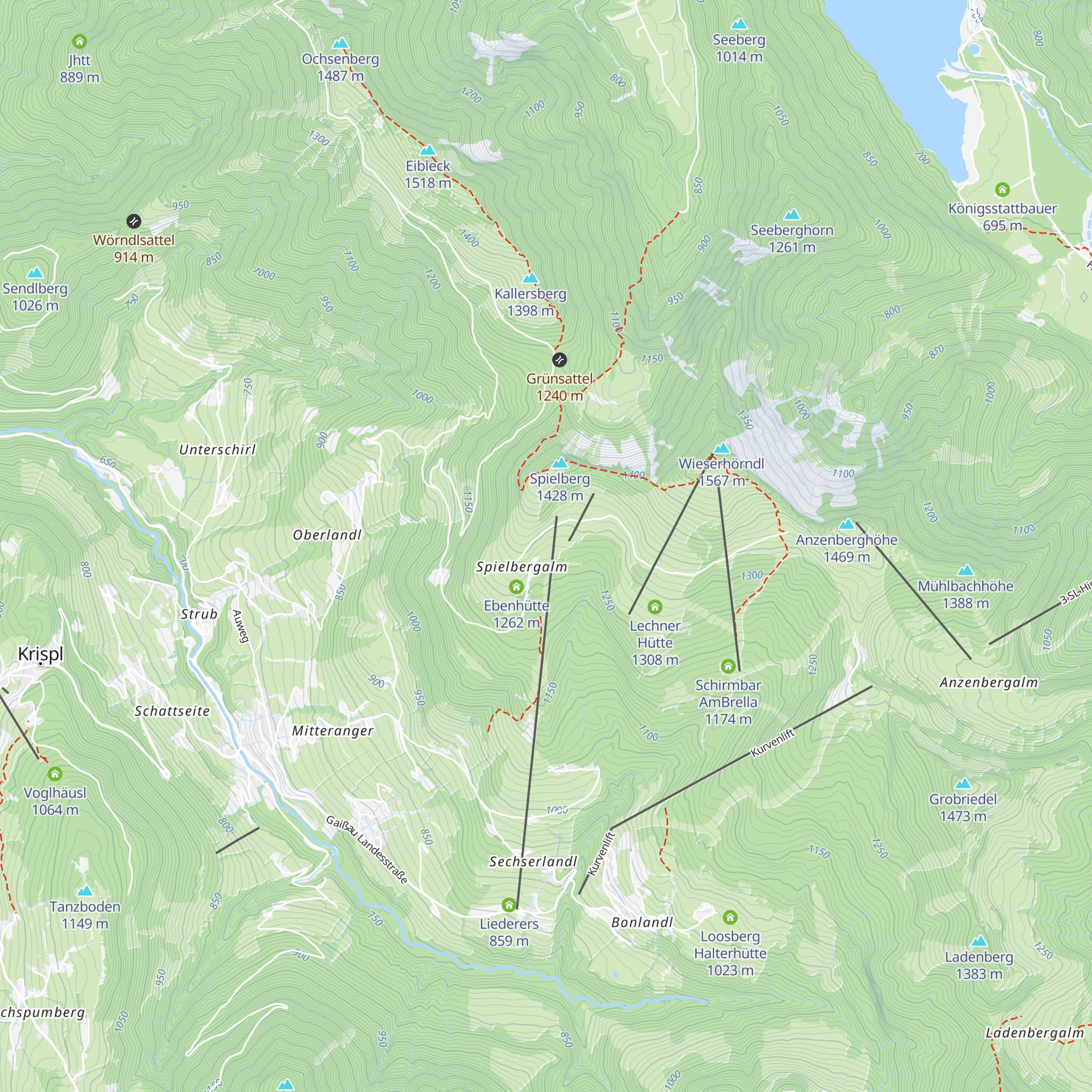 Harebenhütte map