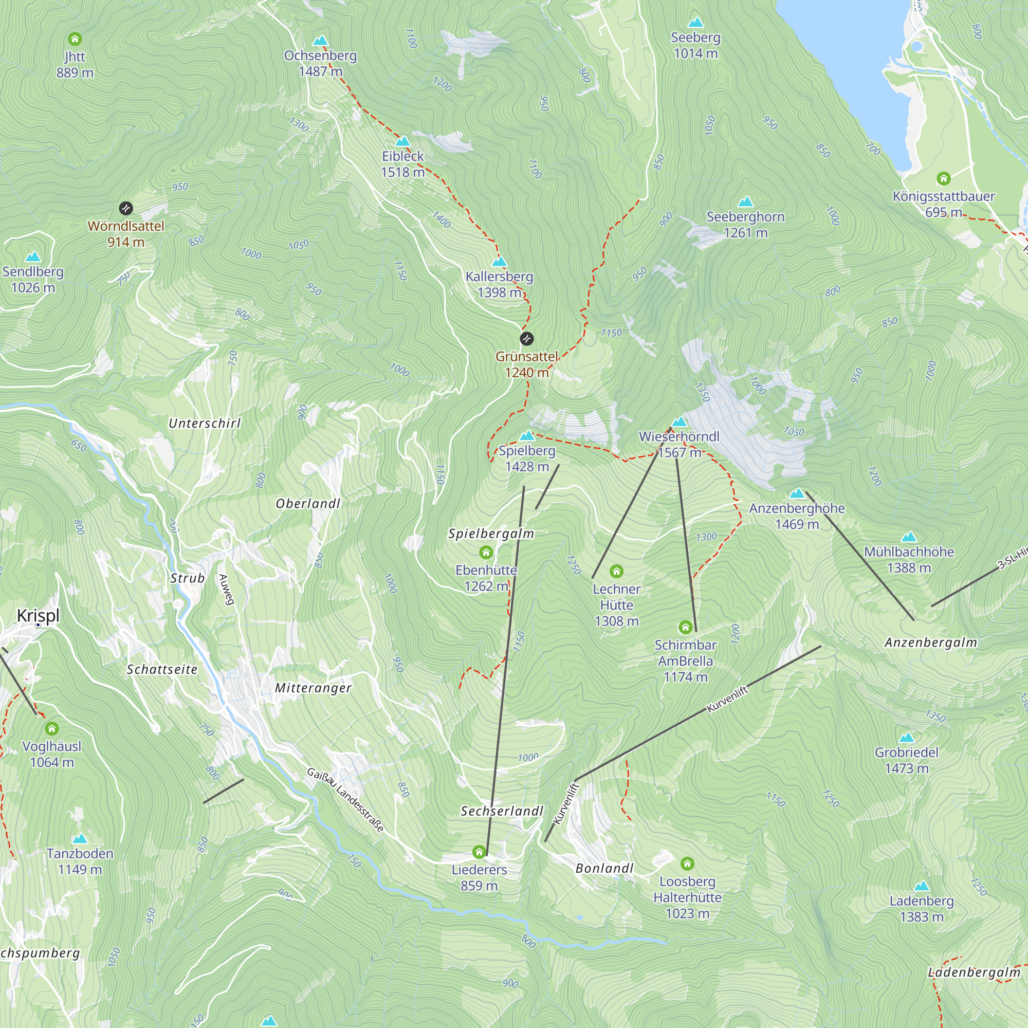 Harebenhütte map