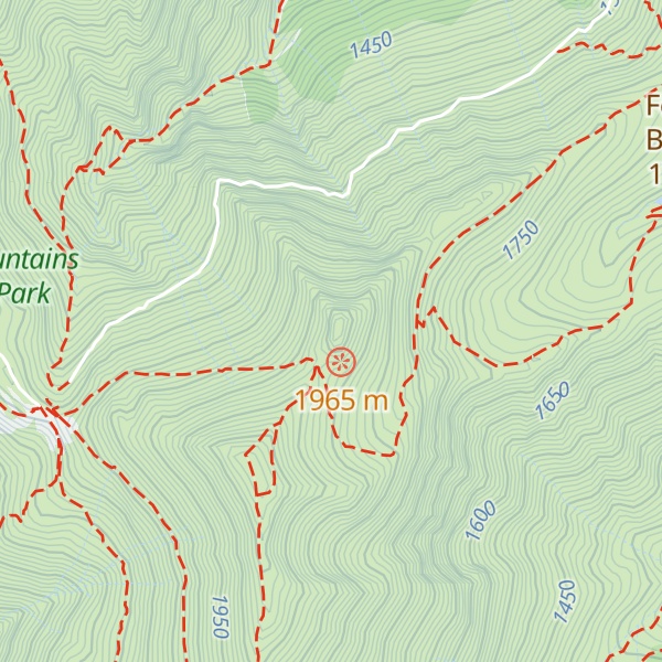 Map of Pizzo Acuto
