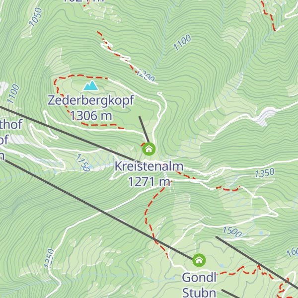 Map of Kreistenalm