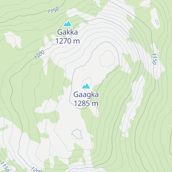 Map of Gaagka