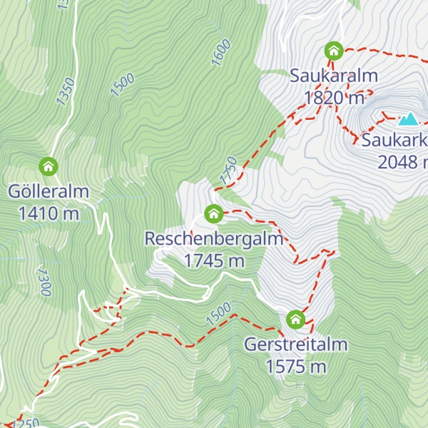 Map of Reschenbergalm