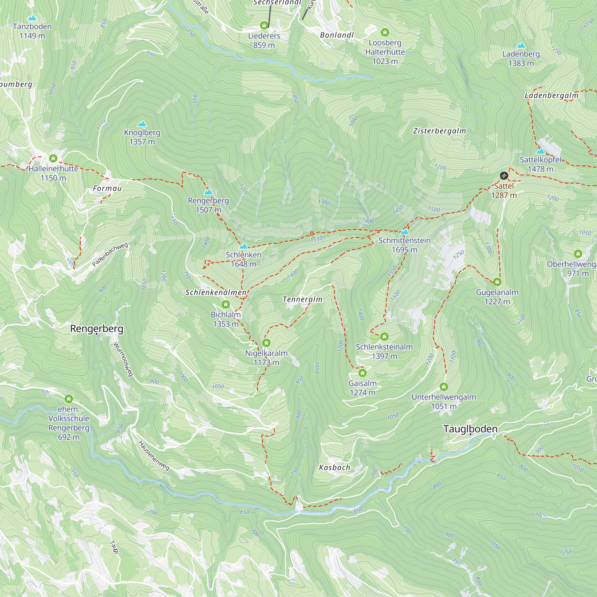 Kasbachhütte map
