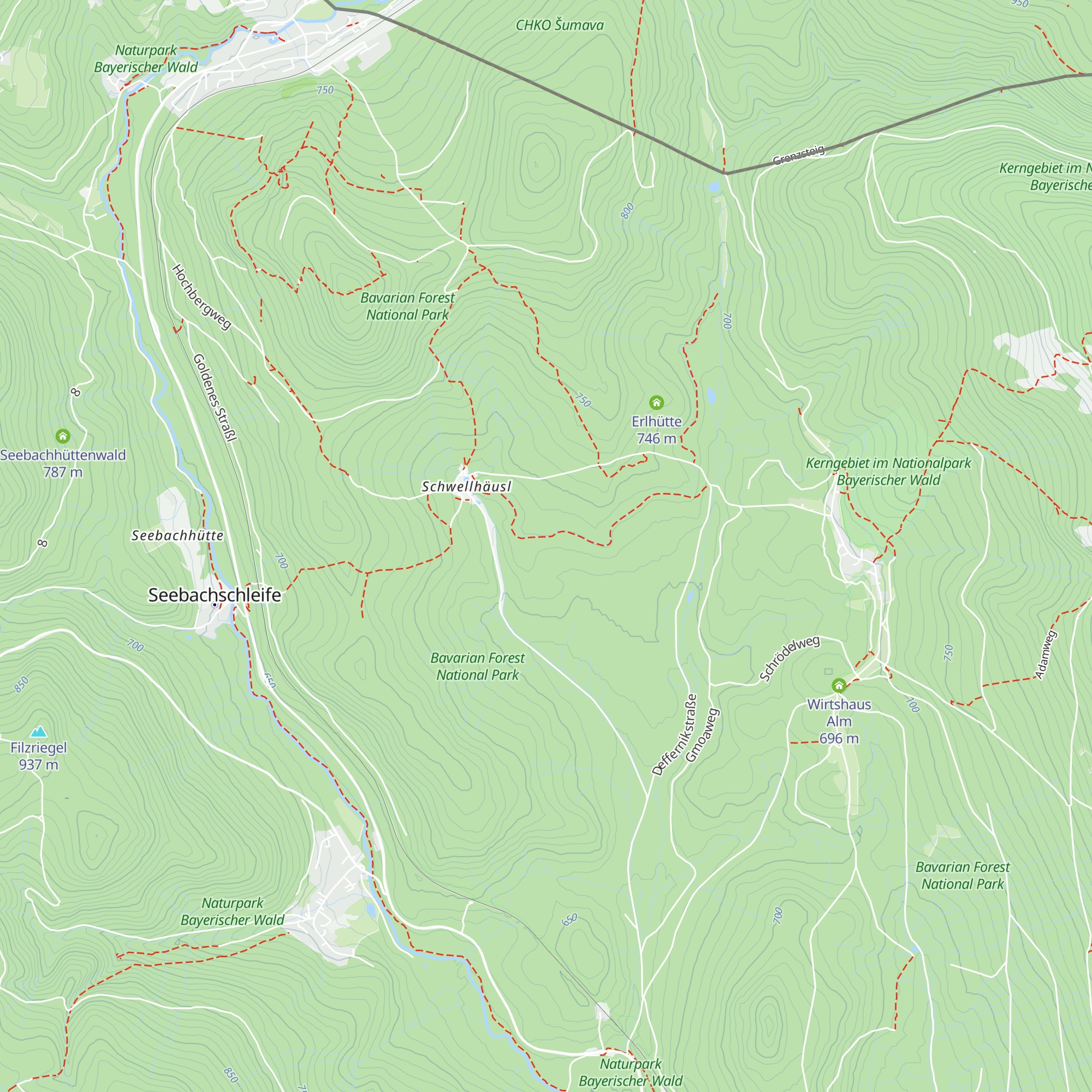 Wastlhütte map