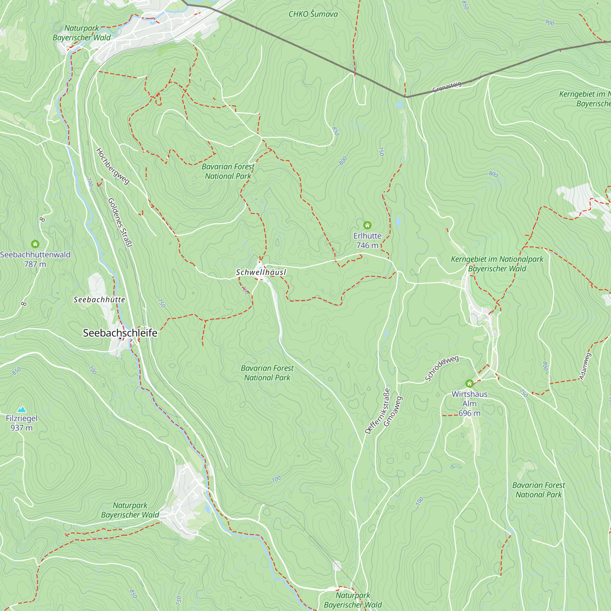 Wastlhütte map