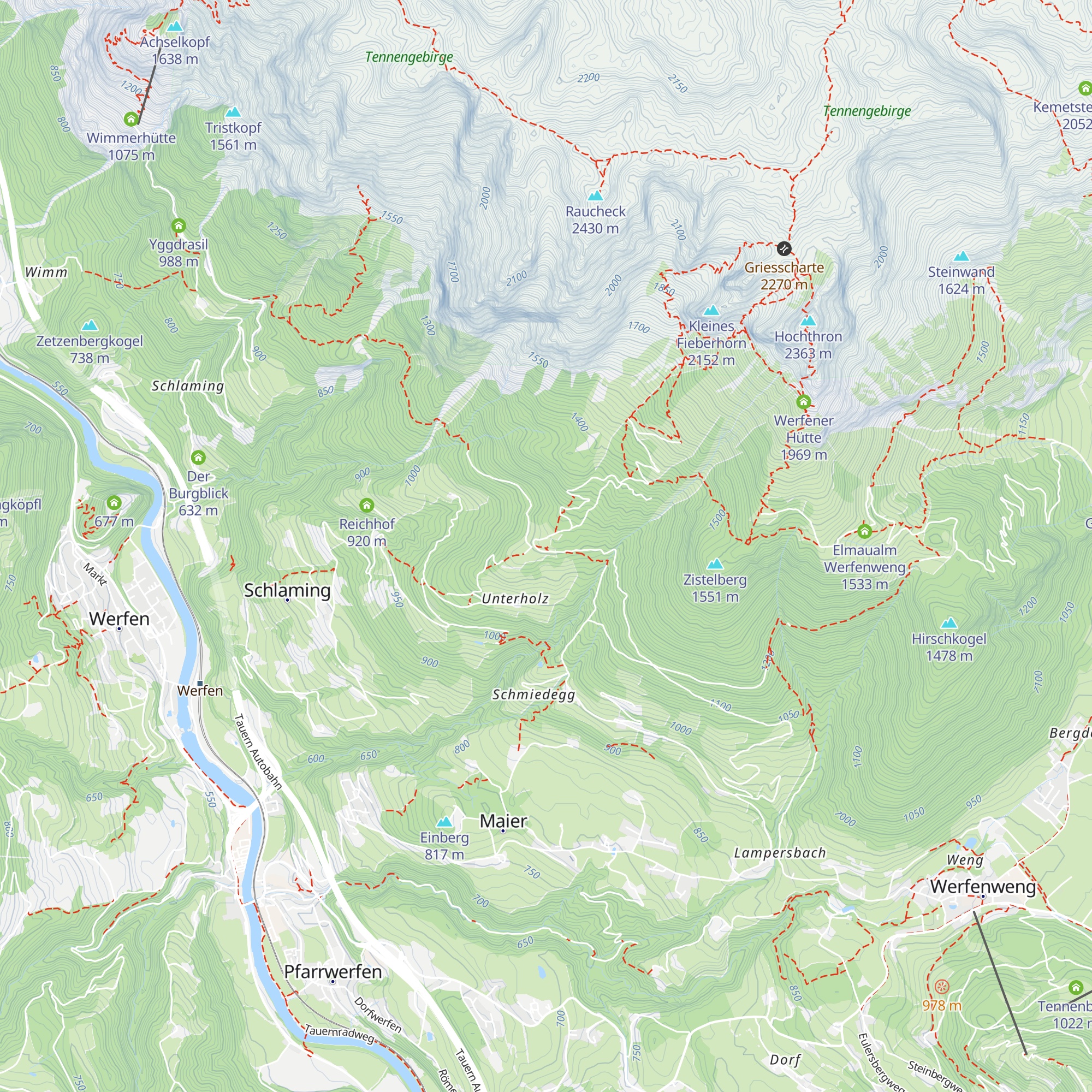 Mahdegg Alpengasthof map