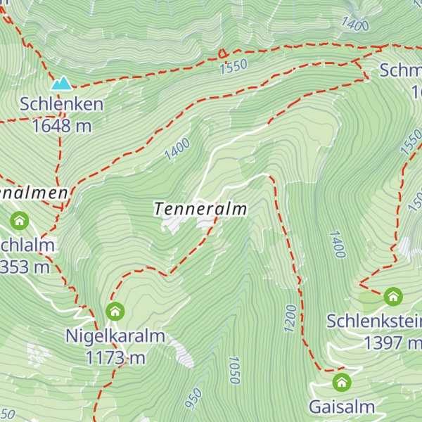 Map of Wurzerhütte