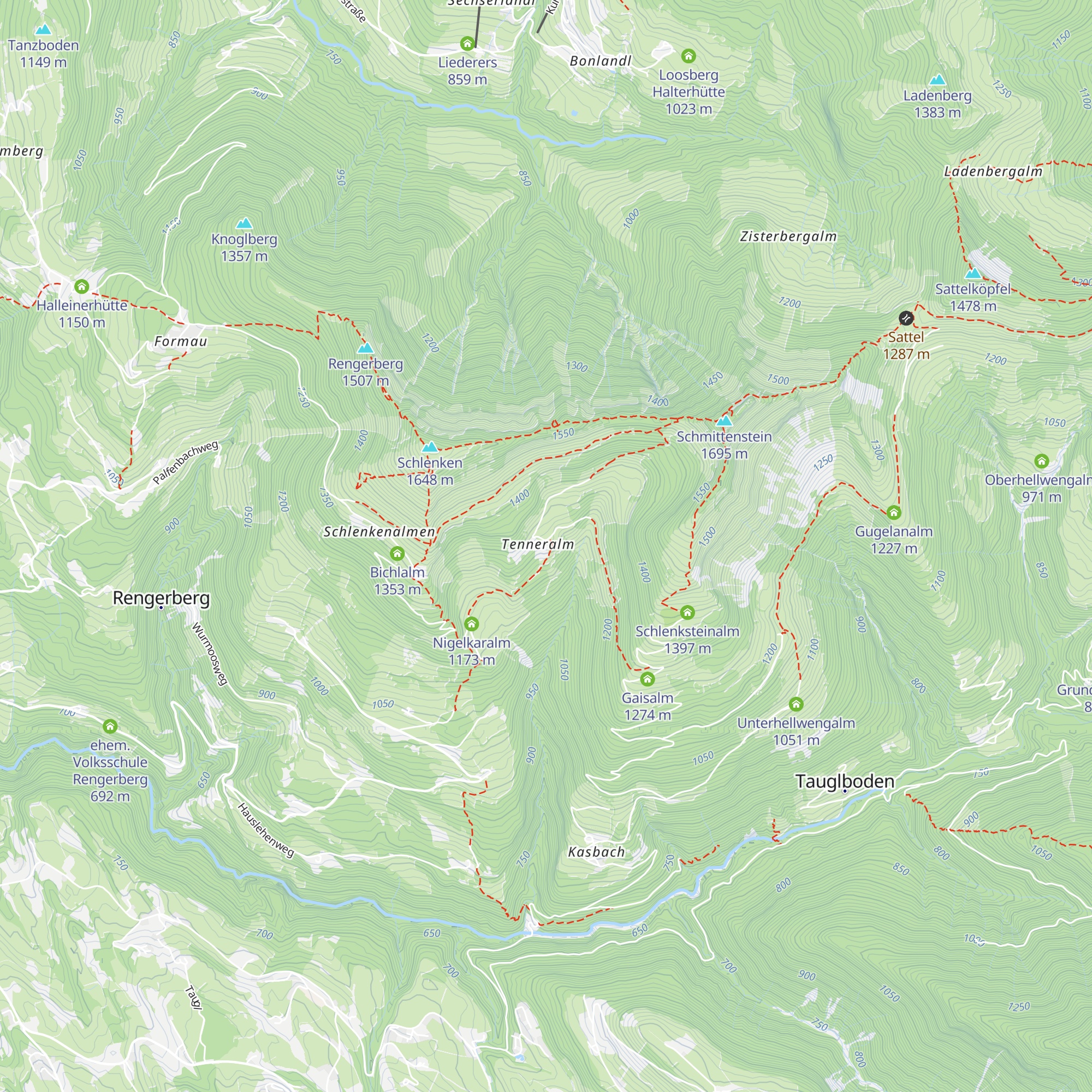Wurzerhütte map