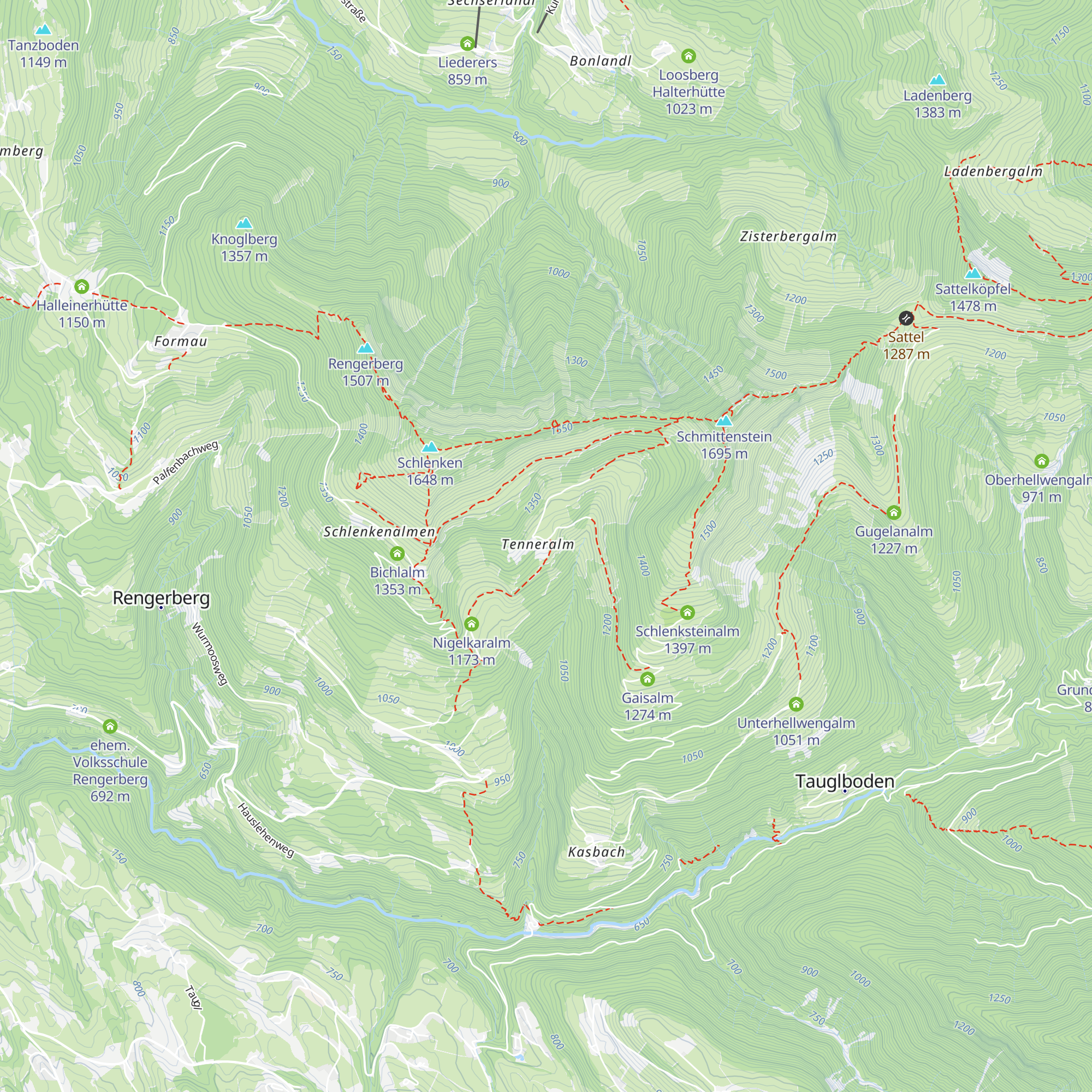 Wurzerhütte map