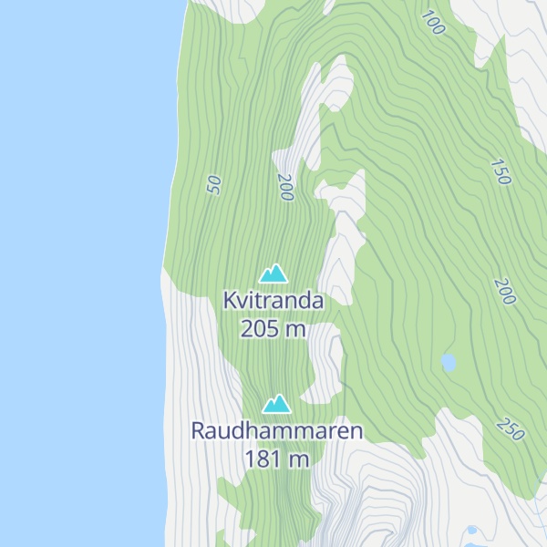Map of Kvitranda