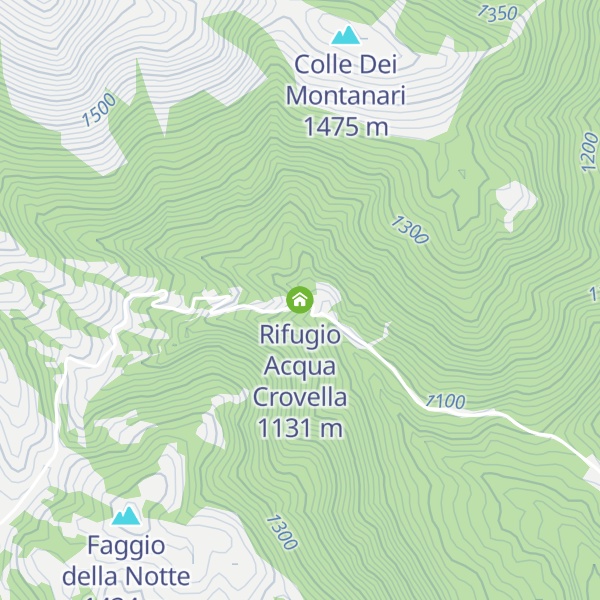 Map of Rifugio Acqua Crovella