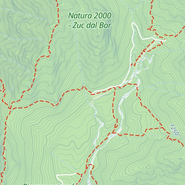 Map of Rifugio Vualt