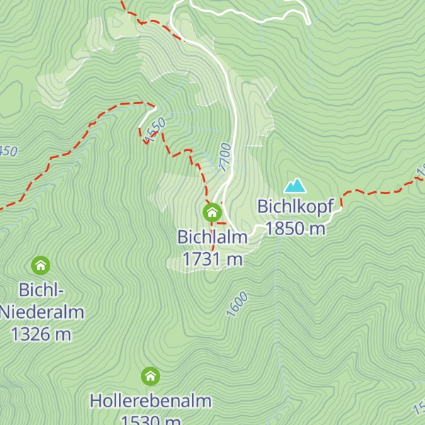 Map of Bichlalm