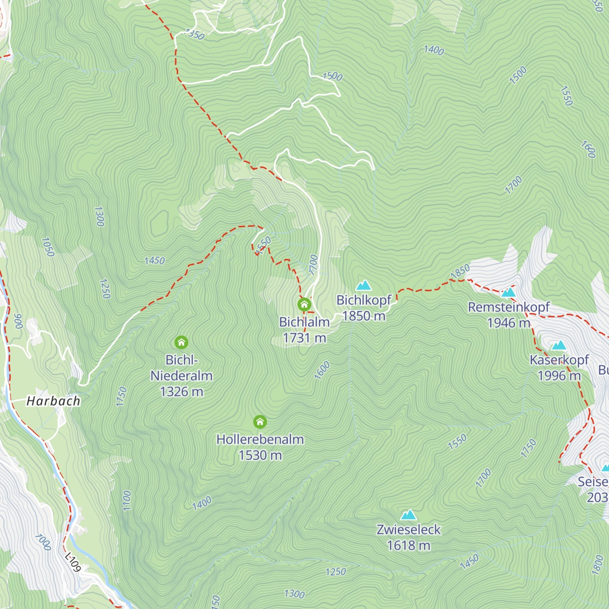 Bichlalm map