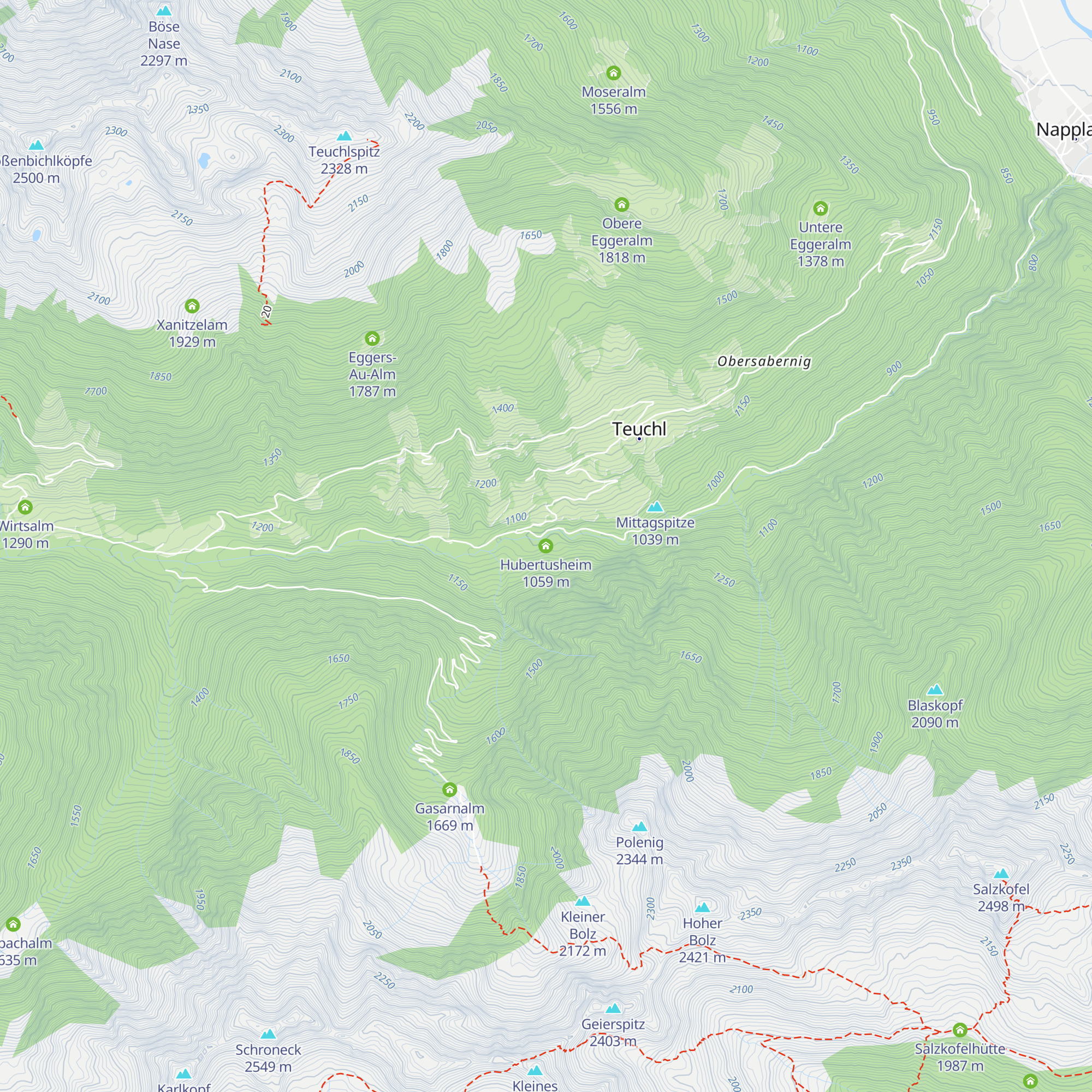 Hubertusheim map
