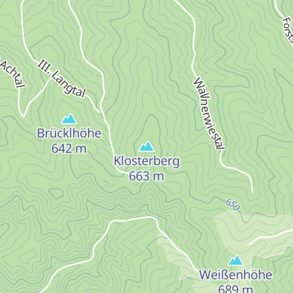 Map of Klosterberg