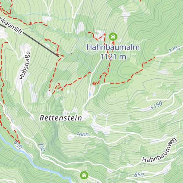 Map of Hotel Hahnbaum
