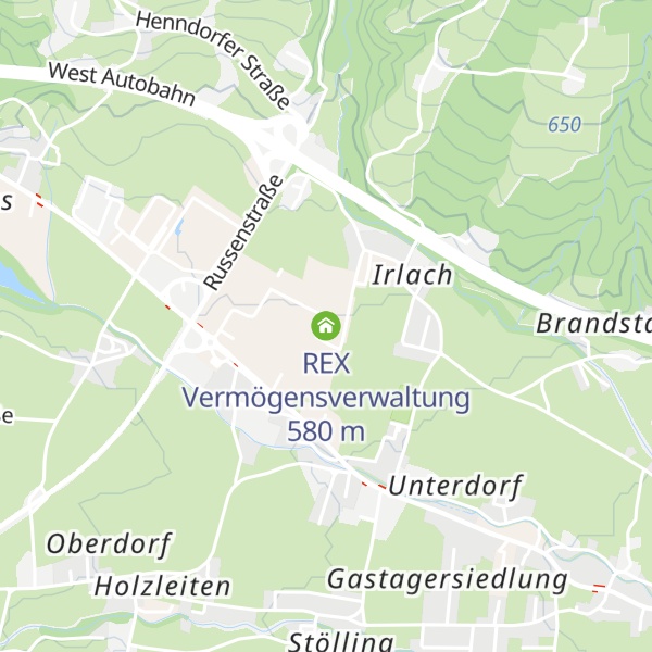 Map of REX Vermögensverwaltung