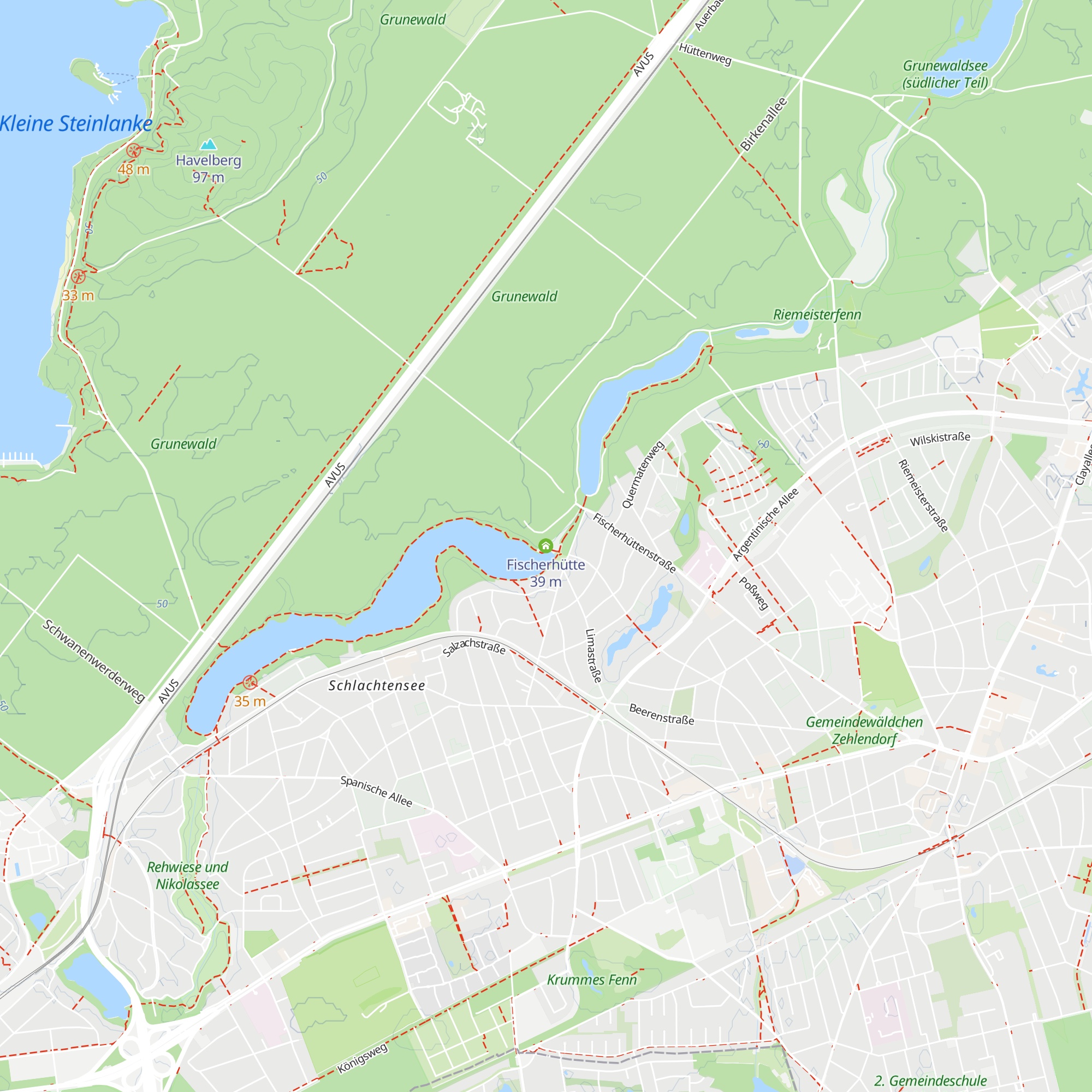 Fischerhütte map