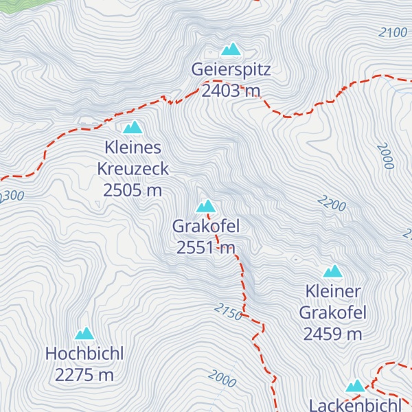 Map of Grakofel