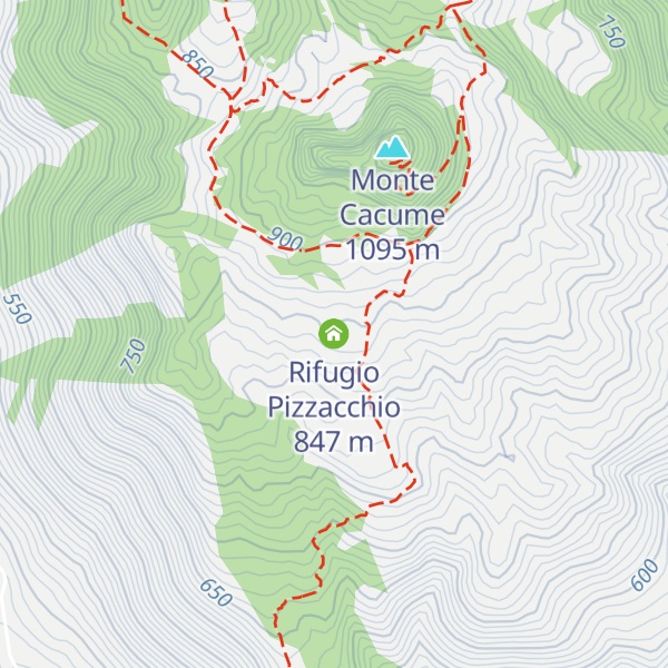 Map of Rifugio Pizzacchio